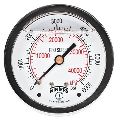 2.5" Pressure Dial 6000 PSI Low 0.25"