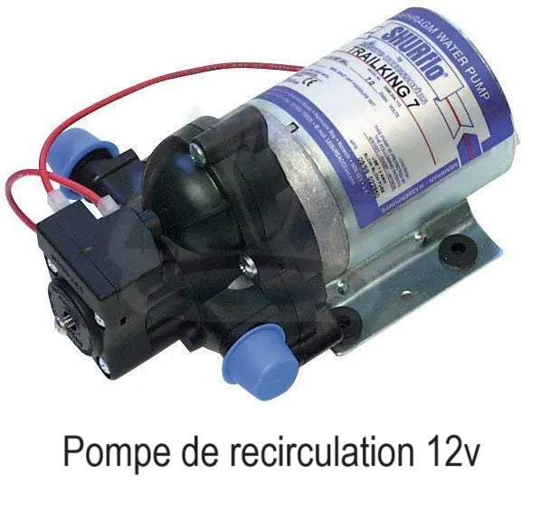 12v SHURFLO SMART WATER PUMP FOR RECIRCULATION 1/2" MALE x 1/2" MALE 5 GPM / 55 PSI
