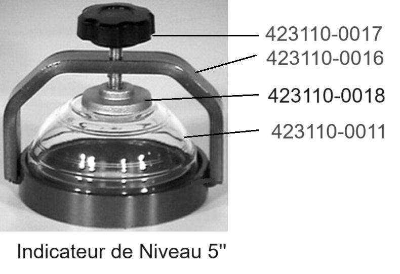 5" LEVEL GLASS