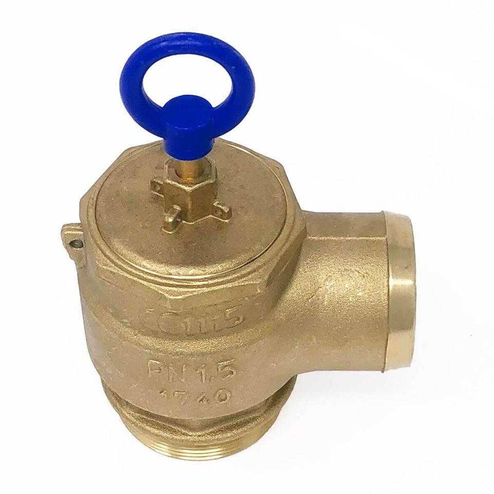 1.5" BRASS PRESSURE VENT