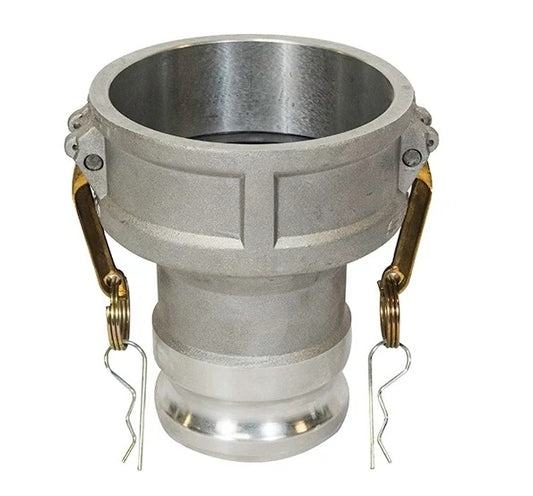 REDUCED 6" FEMALE X 4" MALE CAM LOCK ALUMINUM