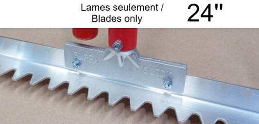 Box of 12 24" Blades - For Asphalt Rakes - Grey Handle