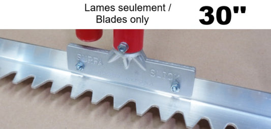Box of 12 30" Blades - For Asphalt Rakes - Grey Handle