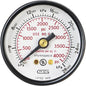 4" REAR PRESSURE DIAL 4000 PSI 0.25"