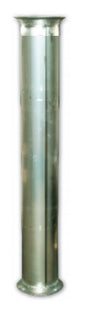 Extension de Boom 8" X 5' EZ Flange X Couronne aluminium