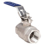 2" STAINLESS STEEL FNPT X FNPT BALL VALVE