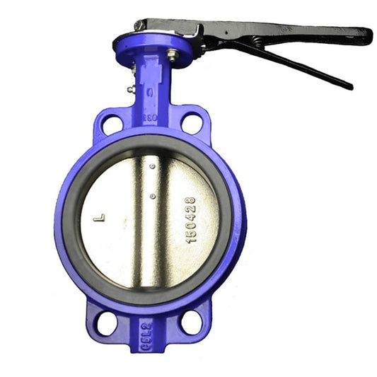 Valve papillon Wafer en acier Manuelle - 6"