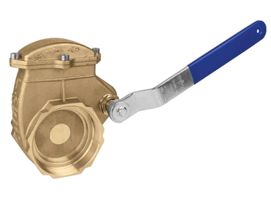 RIV 6" LEVER VALVE FNPT X FNPT BRASS