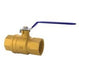 4" BRASS BALL VALVE FNPT X FNPT RIV