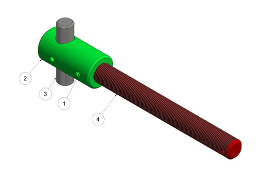 PRESSVAC DOOR HANDLE (T-BAR)